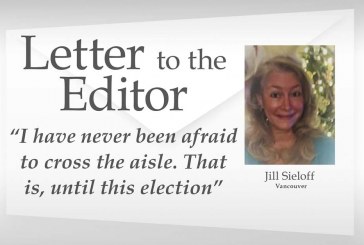 Letter: ‘I have never been afraid to cross the aisle. That is, until this election’