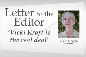 Letter: ‘Vicki Kraft is the real deal’