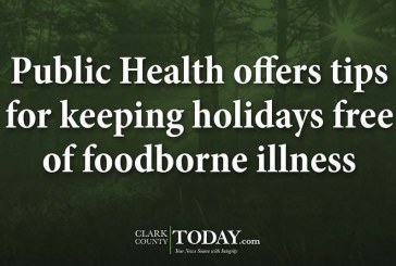 Public Health offers tips for keeping holidays free of foodborne illness