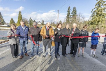 Officials cut ribbon for nearly finished 10th Avenue Bridge