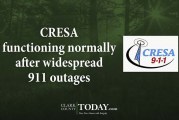 CRESA functioning normally after widespread 911 outages