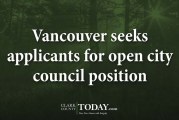Vancouver seeks applicants for open city council position