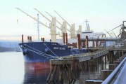 Japanese vessel Iwagi Island calls Port of Vancouver on her maiden voyage