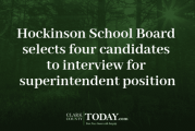 Hockinson School Board selects four candidates to interview for superintendent position