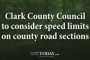 Clark County Council to consider speed limits on county road sections