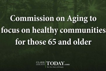 Commission on Aging to focus on healthy communities for those 65 and older