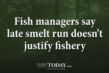 Fish managers say late smelt run doesn’t justify fishery