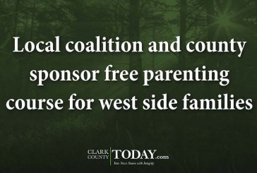 Local coalition and county sponsor free parenting course for west side families