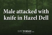 Male attacked with knife in Hazel Dell