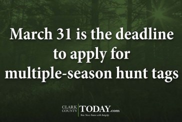 March 31 is the deadline to apply for multiple-season hunt tags