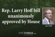 Rep. Larry Hoff bill unanimously approved by House