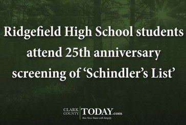 Ridgefield High School students attend 25th anniversary screening of ‘Schindler’s List’