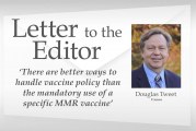 Letter to the editor: ‘There are better ways to handle vaccine policy than the mandatory use of a specific MMR vaccine’