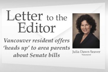 Letter: Vancouver resident offers ‘heads up’ to area parents about Senate bills