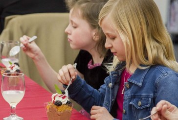 Woodland third graders learn proper table manners