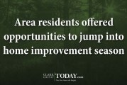 Area residents offered opportunities to jump into home improvement season