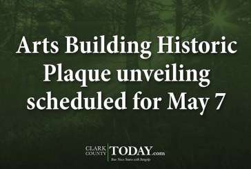 Arts Building Historic Plaque unveiling scheduled for May 7