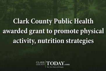 Clark County Public Health awarded grant to promote physical activity, nutrition strategies