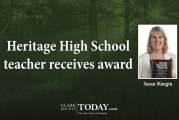 Heritage High School teacher receives award