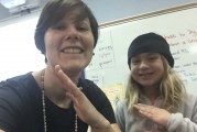 Library ninjas at Union Ridge Elementary School