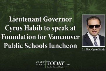 Lieutenant Governor Cyrus Habib to speak at Foundation for Vancouver Public Schools luncheon