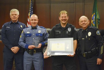 Battle Ground Police officers awarded Life Saving medals