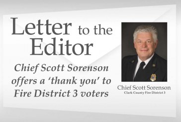 Letter: Chief Scott Sorenson offers a ‘thank you’ to Fire District 3 voters