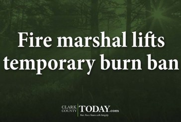 Fire marshal lifts temporary burn ban
