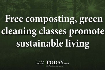 Free composting, green cleaning classes promote sustainable living