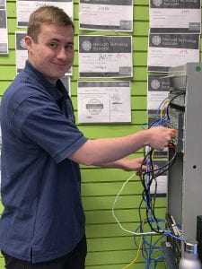 Kyle Mouat received the 2018-2019 $1,000 GAC Scholarship for Information Technology Systems, Service & Support. Photo courtesy of Woodland School District