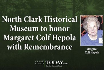 North Clark Historical Museum to honor Margaret Colf Hepola with Remembrance Tea event