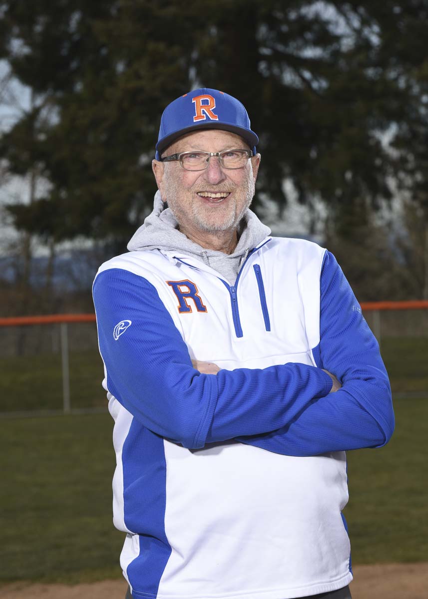 Ridgefield softball coach Dusty Anchors said goodbye in a Facebook post last week, noting that it is time to “rest in peace” after a two-year battle with “advanced cardiac heart disease.” Photo courtesy of Ridgefield High School