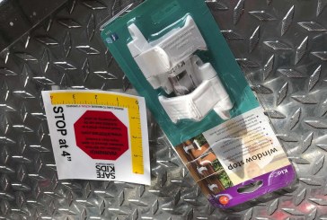 Free child safety window stops available