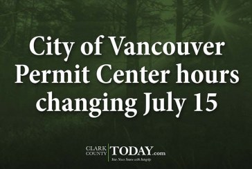 City of Vancouver Permit Center hours changing July 15