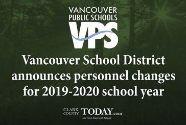 Vancouver School District announces personnel changes for 2019-2020 school year