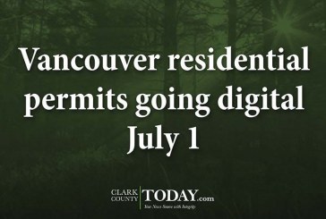 Vancouver residential permits going digital July 1