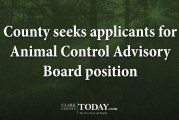 County seeks applicants for Animal Control Advisory Board position