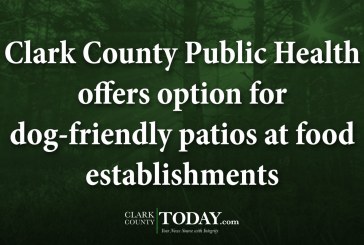 Clark County Public Health offers option for dog-friendly patios at food establishments