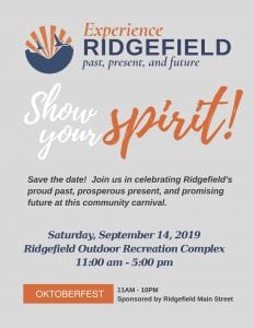 Experience Ridgefield event set for Sept. 14
