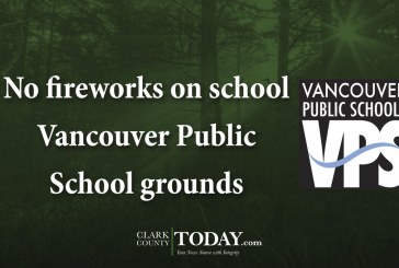 No fireworks on school Vancouver Public School grounds