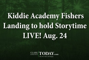 Kiddie Academy Vancouver-Fishers Landing to hold Storytime LIVE! Aug. 24