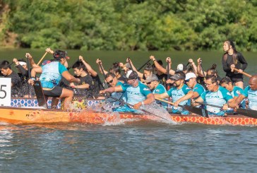 Paddle West dragon boat racing event held in Ridgefield over the weekend