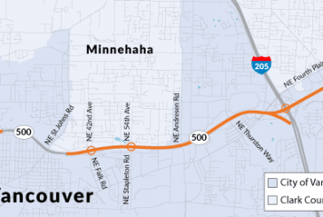 Weekend-long closure of eastbound SR 500 for paving scheduled Aug. 16-19