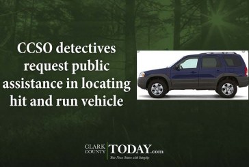 CCSO detectives request public assistance in locating hit and run vehicle