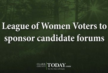 League of Women Voters to sponsor candidate forums