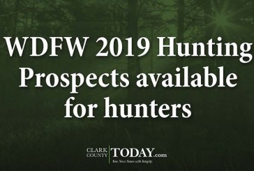 WDFW 2019 Hunting Prospects available for hunters