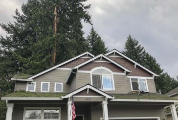 Lightning strikes home in east Vancouver Saturday afternoon