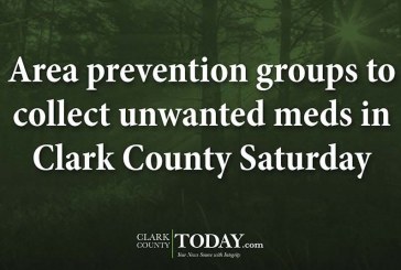 Area prevention groups to collect unwanted meds in Clark County Saturday