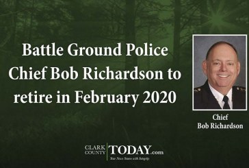 Battle Ground Police Chief Bob Richardson to retire in February 2020