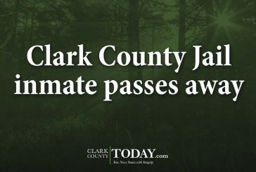 Clark County Jail inmate passes away